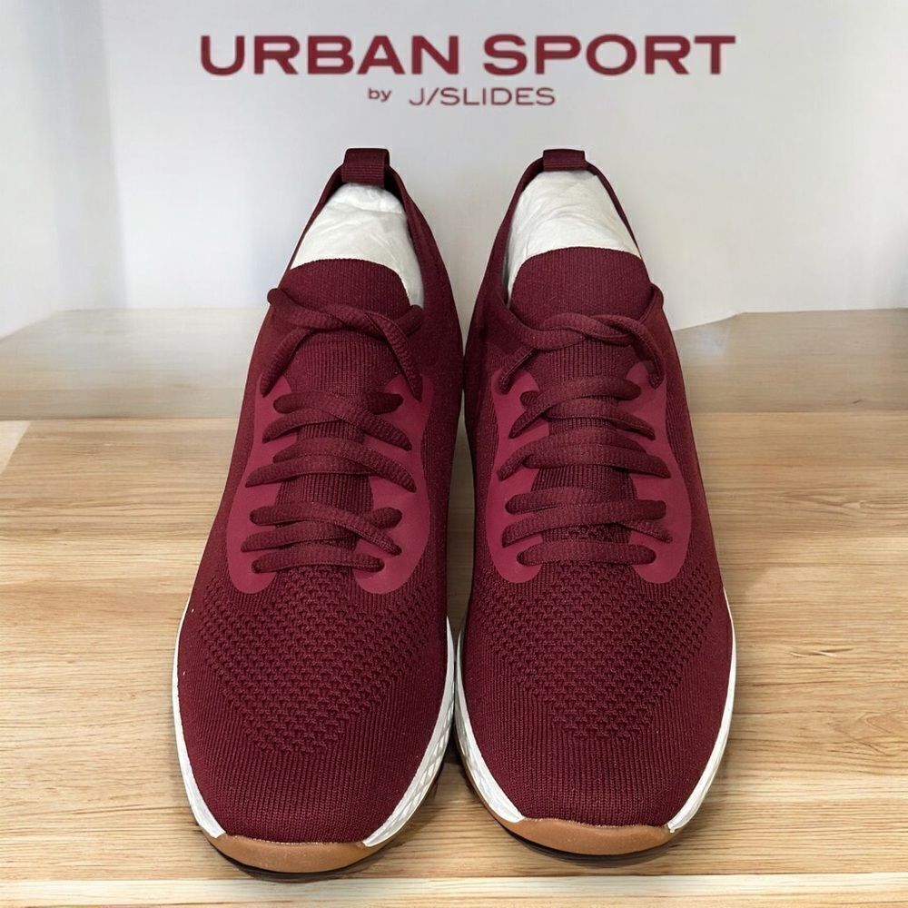 URBAN SPORT by J/Slides Women’s Talia Sneakers in Size 9.5M in Burgundy Color